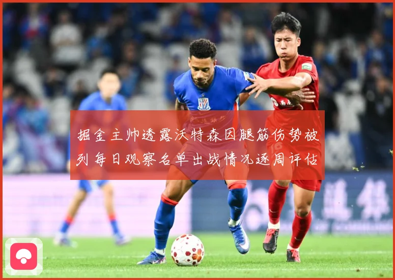 掘金主帅透露沃特森因腿筋伤势被列每日观察名单出战情况逐周评估赛场复盘-深度解析